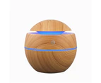 Ultrasonic Wooden Design Air Humidifier 130ml - Light Wood