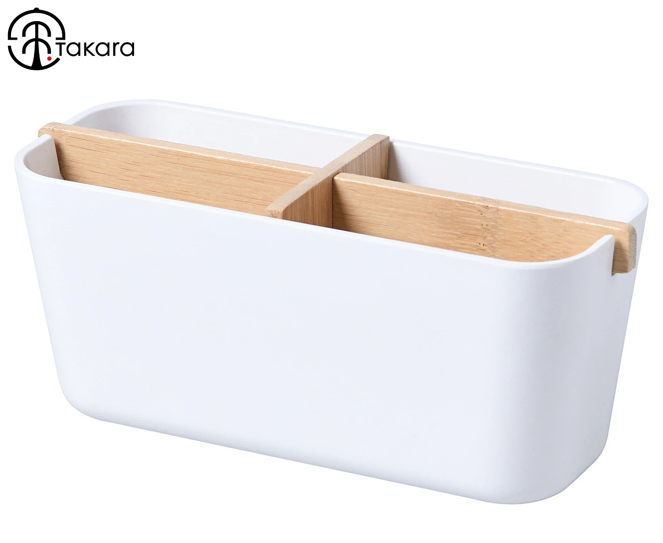 Takara Takae - Bamboo Multi-Functional Organiser White