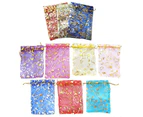 25 Pcs Organza Jewelry Wedding Party Pouch Drawstring Gift Storage Bags