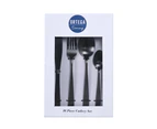 Ortega Dining 16-Piece Cutlery Set - Black