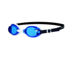 Speedo Jet Senior Unisex Adults UV Anti Fog Swimming Goggles - White/Blue