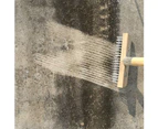 20/30/45cm Metal Wire Broom Brush Sweeping Floor Garden Moss Cleaner Scrubber-20cm