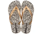 Ipanema Women's Happy Fem Thongs - Beige/Brown/Gold