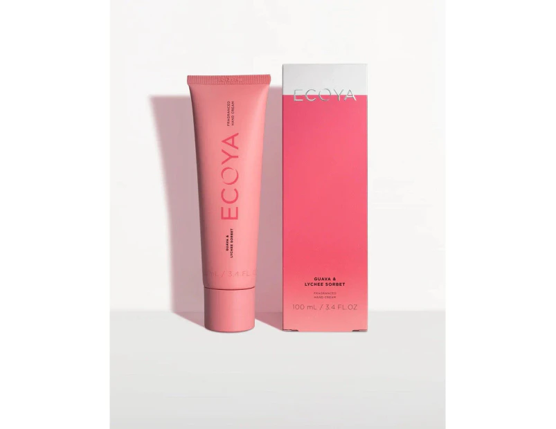 Ecoya Hand Cream 100ml - Guava & Lychee Sorbet