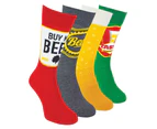 Beer Socks Gift for Men | BOXT Socks | 4 Pair Pack Novelty Cotton Socks - Beer