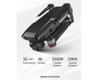 Performance S 8K HDR GPS Drone 8K Camera 3Axis Gimbal Brushless Foldable RC Quadcopter - Black