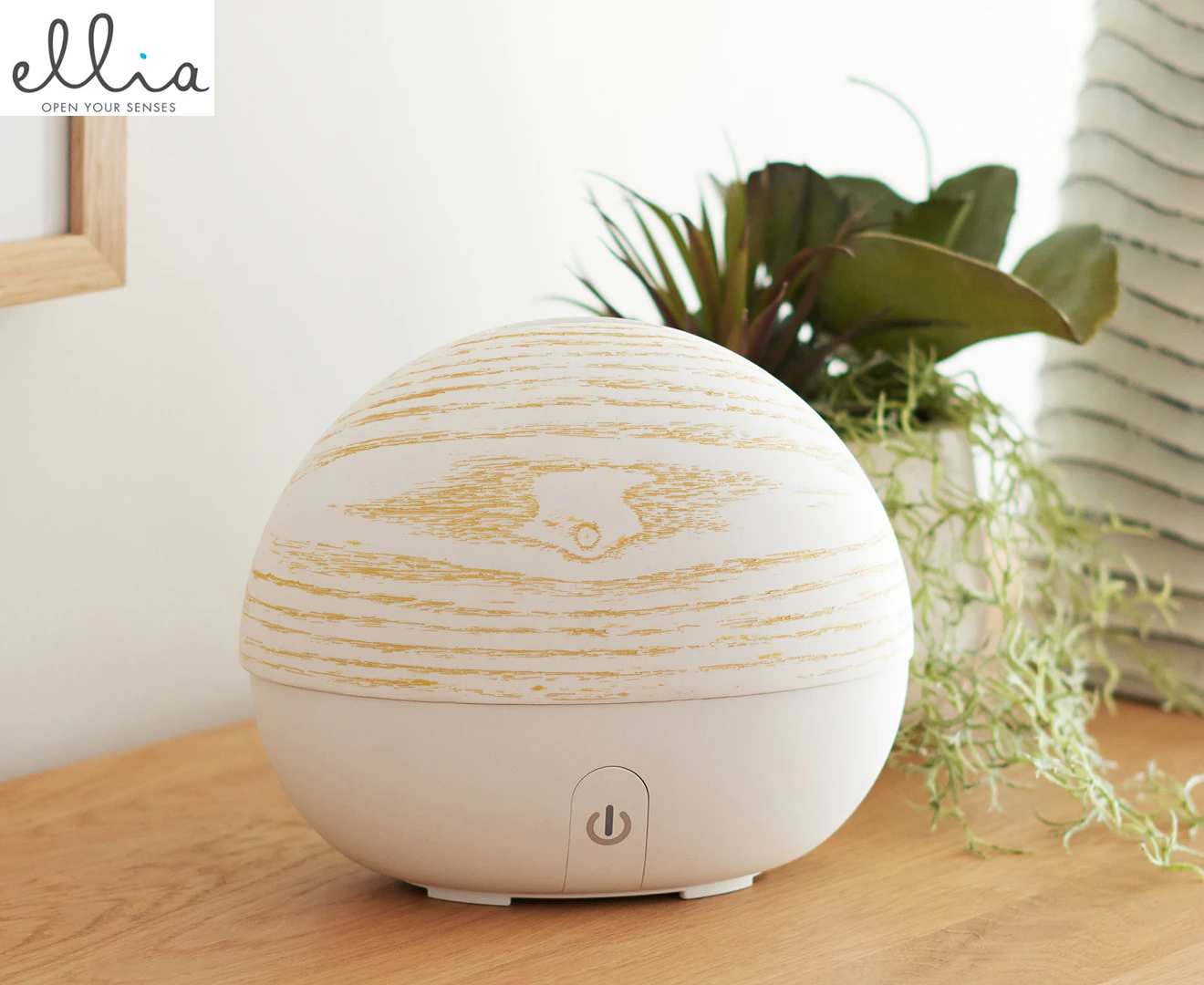 Ellia Stone Electric Aroma Essential Oil Diffuser Ceramic Stone Natural 18x20cm