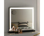 Embellir Makeup Mirror 60x50cm Hollywood Vanity with LED Light Tabletop Black