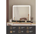 Embellir Makeup Mirror 60x50cm Hollywood Vanity with LED Light Tabletop Black