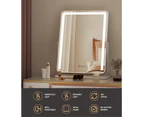 EMBELLIR Makeup Mirror 40x50cm Hollywood Vanity with LED Light Strip Rotation