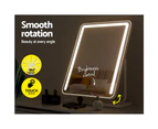 EMBELLIR Makeup Mirror 40x50cm Hollywood Vanity with LED Light Strip Rotation