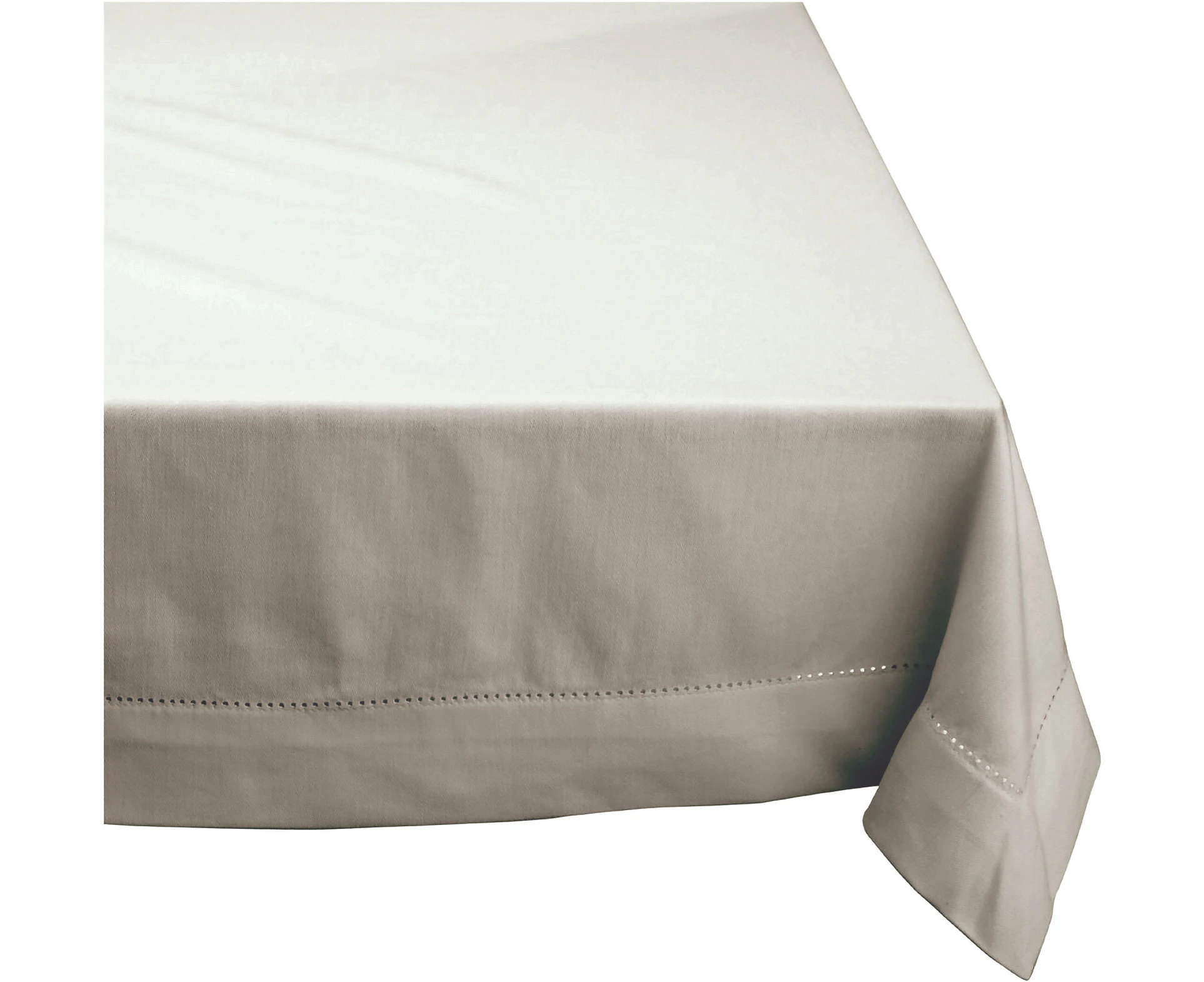 Rans Pure Cotton Hemstitch Tablecloth 150 x 260 cm - Beige