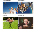 Portable Extendable Selfie Stick Tripod All in One Selfie Stick