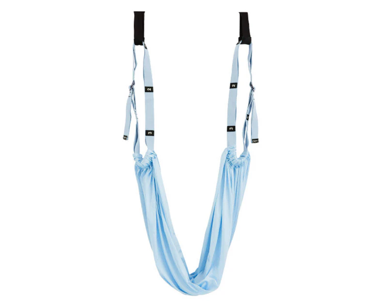 Stretch Band Adjustable High Stretchy Yoga Accessory Aerial Yoga Rope for Fitness -Blue - Blue