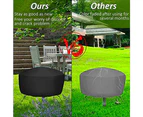 Waterproof BBQ Barbeque Grill Dust Cover Protection Outdoor Round Heavy Duty Gas Stove Cover UV BBQ Anti Dust