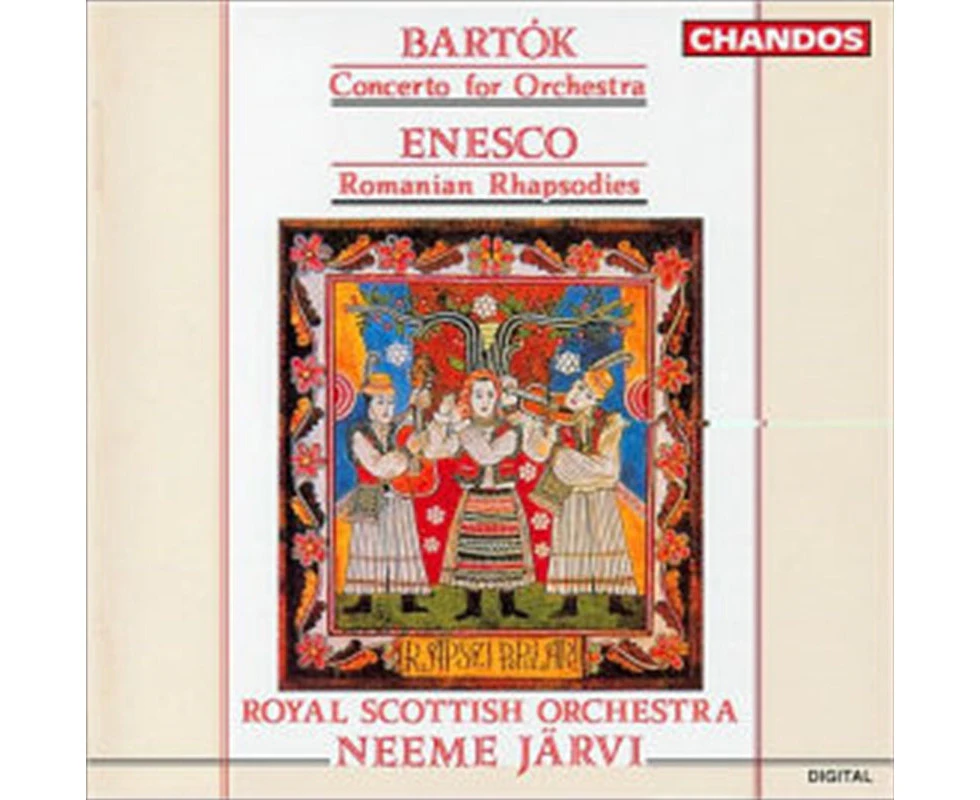 Jarvi Bartok: Concerto For Orchestra Cd