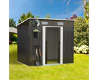 Livsip Garden Shed Outdoor Storage Sheds 1.94x1.21M Workshop Cabin Metal House