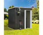 Livsip Garden Shed Outdoor Storage Sheds 1.62x0.86M Workshop Cabin Metal House