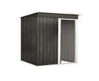 Livsip Garden Shed Outdoor Storage Sheds 1.62x0.86M Workshop Cabin Metal House