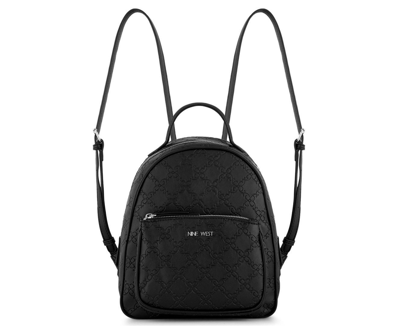 Nine west black top backpack purse