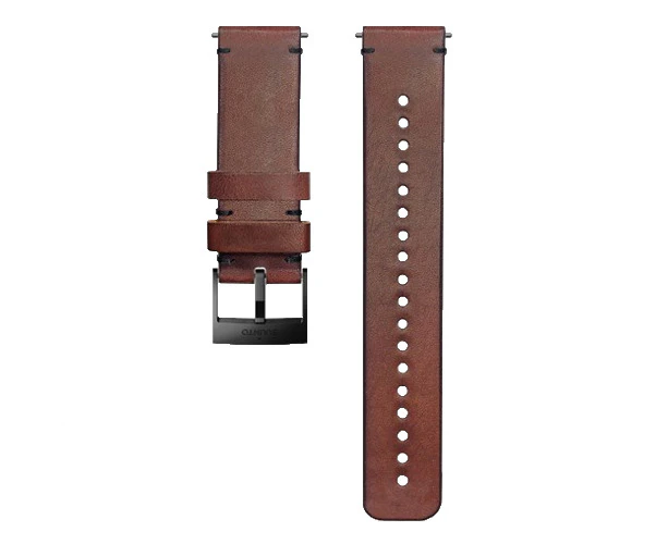 Suunto 24mm Urban 2 Leather Strap - Brown Black M