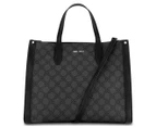 Nine West Candance Carryall Bag - Jet Black Logo