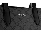 Nine West Candance Carryall Bag - Jet Black Logo