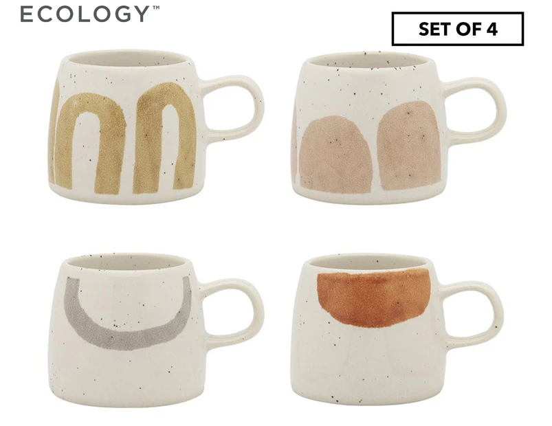Set of 4 Ecology 60mL Nomad Espresso Mugs - Arches