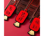 1 Set Chinese Knot Decor Waterproof Auspicious Sign Bright Color Good Fortune Red Knot Pendant for Chinese New Year 11