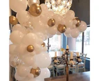 100Pcs/Set Balloon Garland Set Fashion Easy Install Emulsion Baby Shower Garland Arch Kit for Wedding Platinum