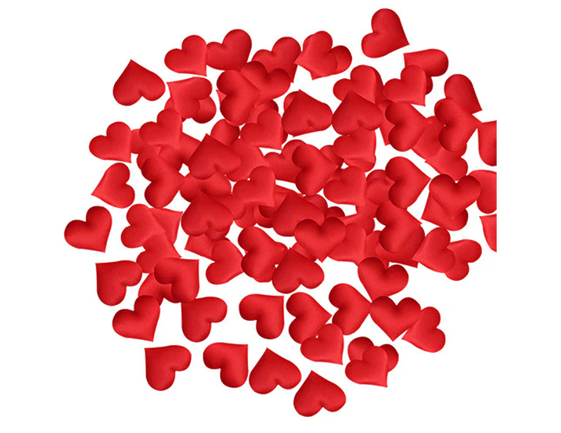 100x Wedding Decoration Throwing Heart Petals Table Valentine's Day Party Decor Red