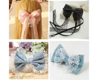 10m Lace Trim Fabric Wedding Decor Sewing Clothes Dress DIY Material Accessories Sapphire Blue