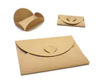 10Pcs Recycled Kraft Paper Letter Envelopes DIY Greeting Card Scrapbooking Gift