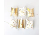 10Pcs Dots Stripes Food Cookies Boxes Birthday Party Xmas Gift Packaging Tool Strip