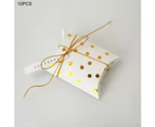 10Pcs Dots Stripes Food Cookies Boxes Birthday Party Xmas Gift Packaging Tool Dots
