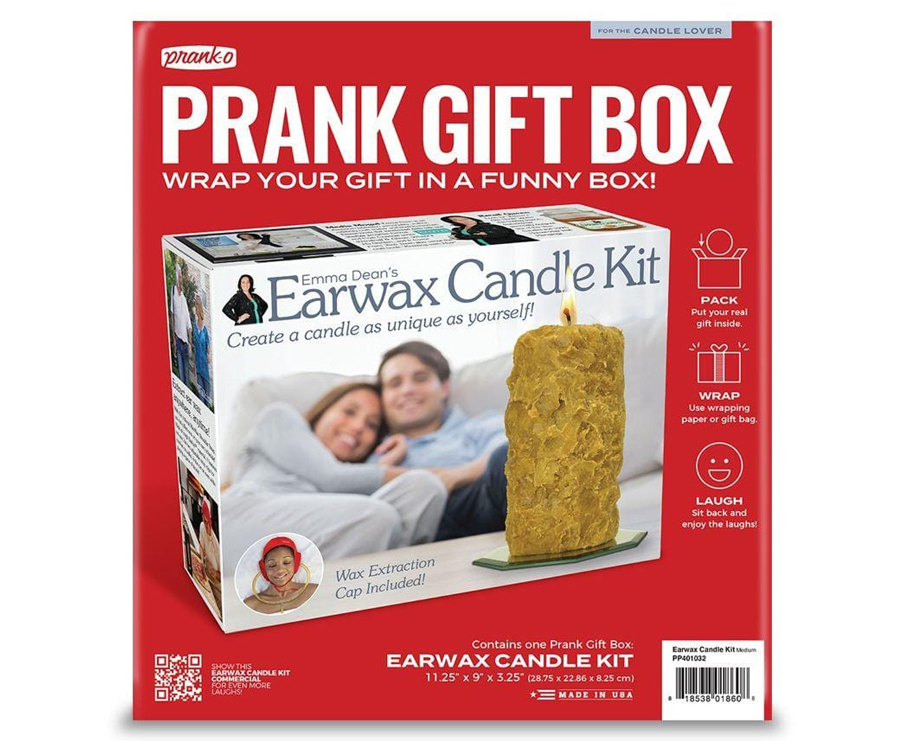 Prank-O Emma Dean's Earwax Candle Kit Prank Gift Box