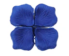 1200Pcs/12 Bag Attractive Artificial Rose Petal Wide Application Non Woven Fabric Realistic DIY Fake Flower Petal for Wedding Dark Blue