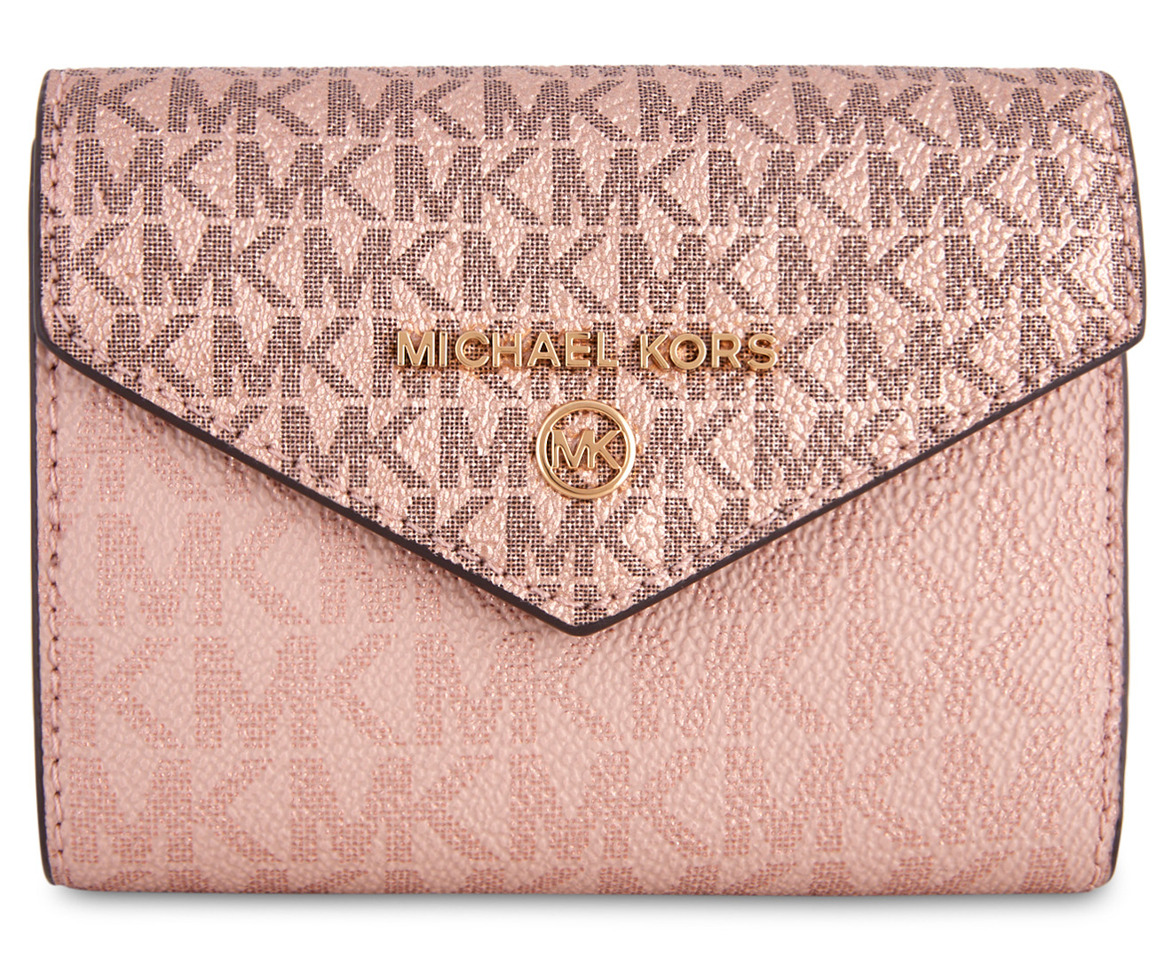 Michael Kors Jet Set Charm Medium Envelope Trifold Ballet Multi 3 One Size