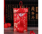 Brocade Tassel Chinese Style Lucky Money Bag Red Envelope Happy New Year Pocket 8#