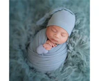 5Pcs Heart Decor Non-fading Non-irritating Lightweight Ultra-thin Love Heart Newborn Photography Props for Baby Shower  Light Blue