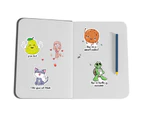 200Pcs Teacher Sticker Strong Stickiness Exquisite Vivid Design Self-adhesive Animals Fruit Motivational Sticker for School Multicolor