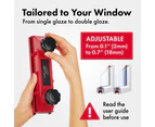 Tyroler BrighTools Glider D-2 Afc (Adjustable Magnetic Force) Magnetic Window Cleaner For Single Or Double Glazed Windows With Window Thickness Of 2-18Mm