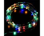 Colourful 2M Battery Operated Lights Micro Silver Wire Waterproof Fairy Xmas Party Wedding