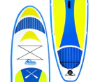 Weisshorn Stand Up Paddle Board 11ft Inflatable SUP Surfboard Paddleboard Kayak Surf Yellow