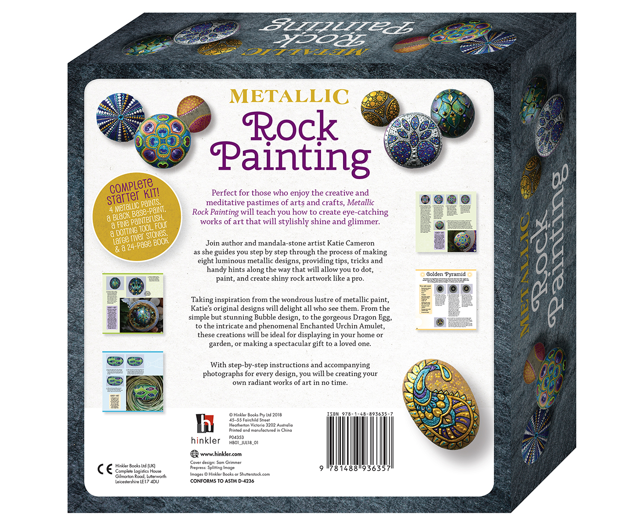 Deluxe Glow in the Dark Rock Painting Kit - Rock Painting - Art + Craft -  Adults - Hinkler