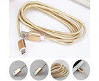1/2/3M Micro USB Data & Sync Charger Charging Cable Cord for Android Phone-Rose Gold