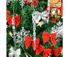 12Pcs Clear Acrylic Crystal Icicles Christmas Tree Hanging Christmas  Decoration