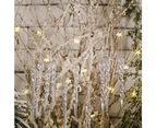 12Pcs Clear Acrylic Crystal Icicles Christmas Tree Hanging Christmas  Decoration