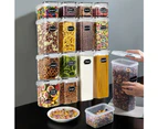 14PCS Kitchen Dry Food Pantry Airtight Food Storage Containers Organization Set