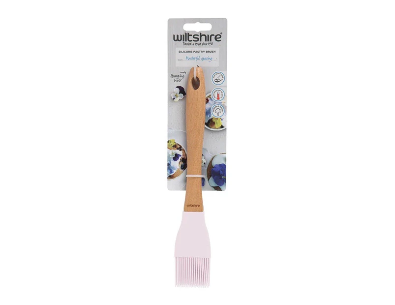 Wiltshire Silicone Pastry Brush With Beechwood Handle